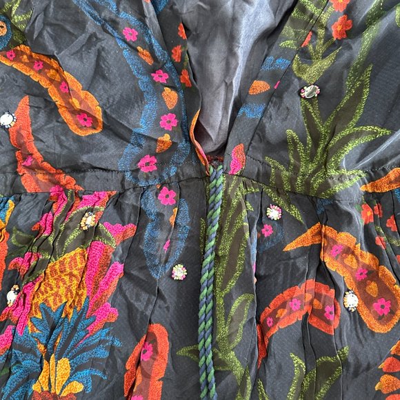 Farm Rio Tapestry Maxi Dress, NWT, sz. M - Picture 12 of 16